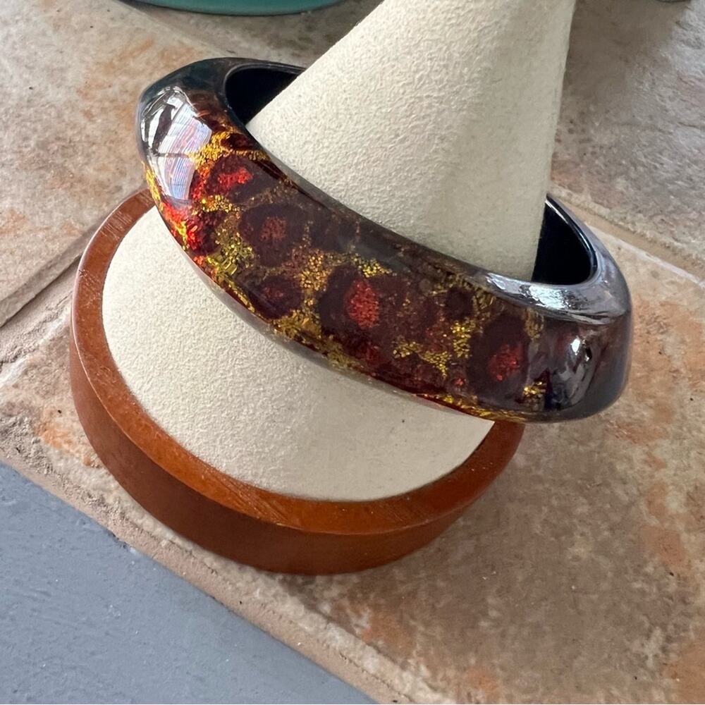 Animal Print Bangle Bracelet